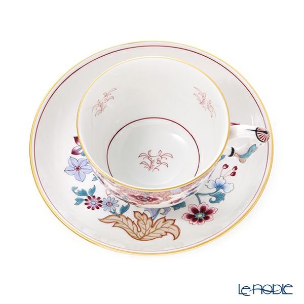 ヘレンド シノワズリ（中国趣味）ラノルダー RAN 03364-0-21 マンダリン ラージカップ＆ソーサー （ペインターサイン入り）