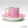 アウガルテン（AUGARTEN） モーツァルト ピンク（6860C） モカカップ＆ソーサー ハプスブルク（059）