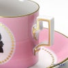 アウガルテン（AUGARTEN） モーツァルト ピンク（6860C） モカカップ＆ソーサー ハプスブルク（059）