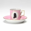 アウガルテン（AUGARTEN） モーツァルト ピンク（6860C） モカカップ＆ソーサー ハプスブルク（059）