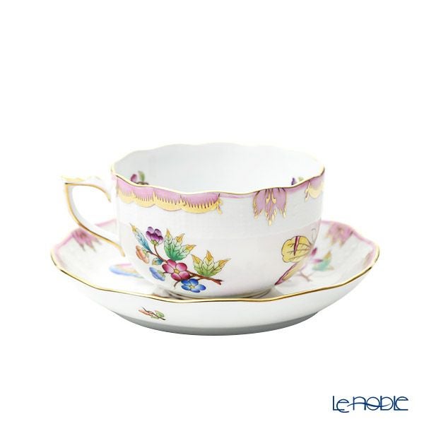 ヘレンド (HEREND) VBO-Y2 00724-0-00 ティーカップ＆ソーサー 200ml ライトピンク