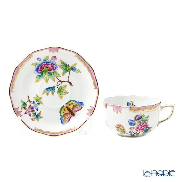 ヘレンド (HEREND) VBO-Y2 00724-0-00 ティーカップ＆ソーサー 200ml ライトピンク