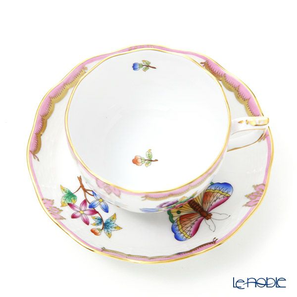 ヘレンド (HEREND) VBO-Y2 00724-0-00 ティーカップ＆ソーサー 200ml ライトピンク