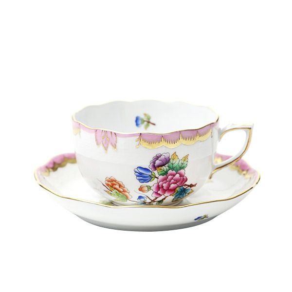 ヘレンド (HEREND) VBO-Y2 00724-0-00 ティーカップ＆ソーサー 200ml ライトピンク