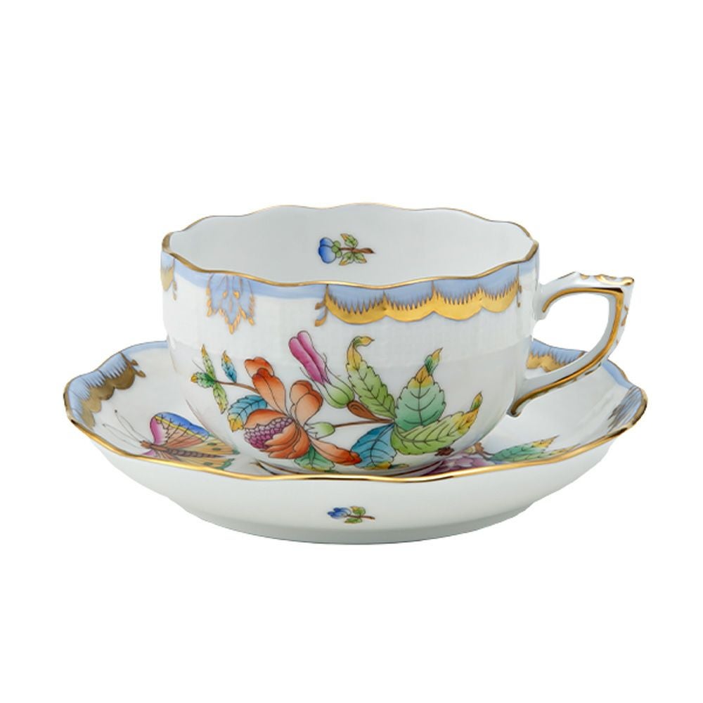 ヘレンド VBO-Y6 00724-0-00 ティーカップ＆ソーサー 200ml ライトブルー