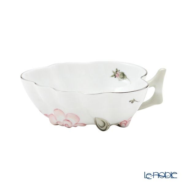 ヘレンド ウィーンのバラ プラチナシンプル VGRS-PT 00492-0-00 オープンシュガー 10.5cm