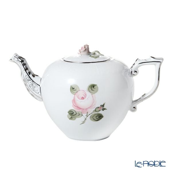 ヘレンド ウィーンのバラ プラチナシンプル VGRS-PT 00606-0-09 ティーポット ローズ 800ml