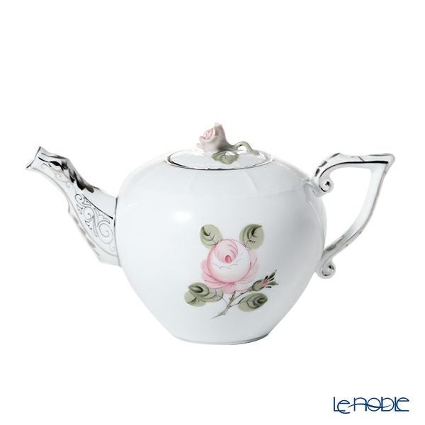 ヘレンド ウィーンのバラ プラチナシンプル VGRS-PT 00608-0-09 ティーポット ローズ 400ml