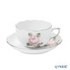 ヘレンド ウィーンのバラ プラチナシンプル VGRS-PT 00724-0-00 ティーカップ＆ソーサー 200ml