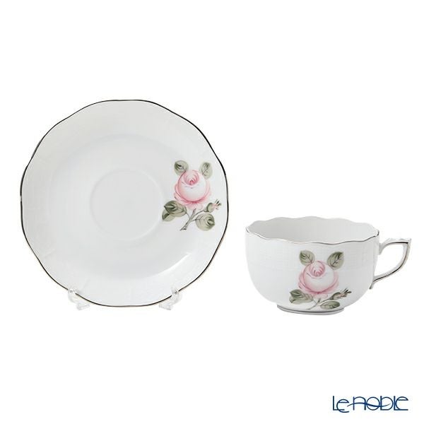 ヘレンド ウィーンのバラ プラチナシンプル VGRS-PT 00724-0-00 ティーカップ＆ソーサー 200ml