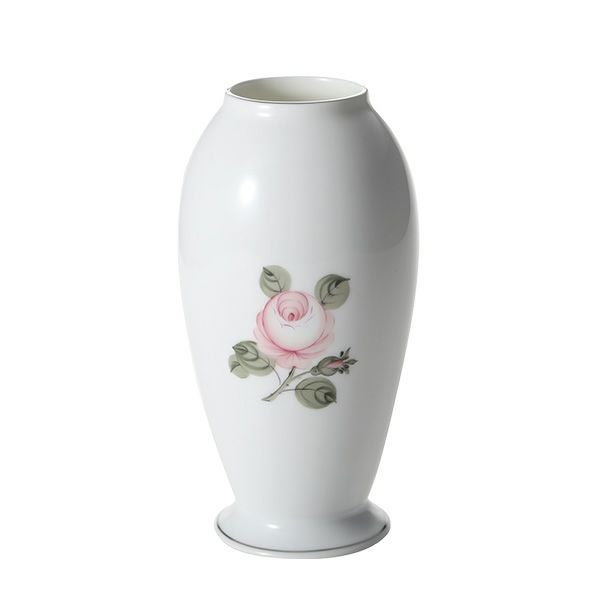 ヘレンド ウィーンのバラ プラチナシンプル VGRS-PT ベース 17.5cm 07012-0-00