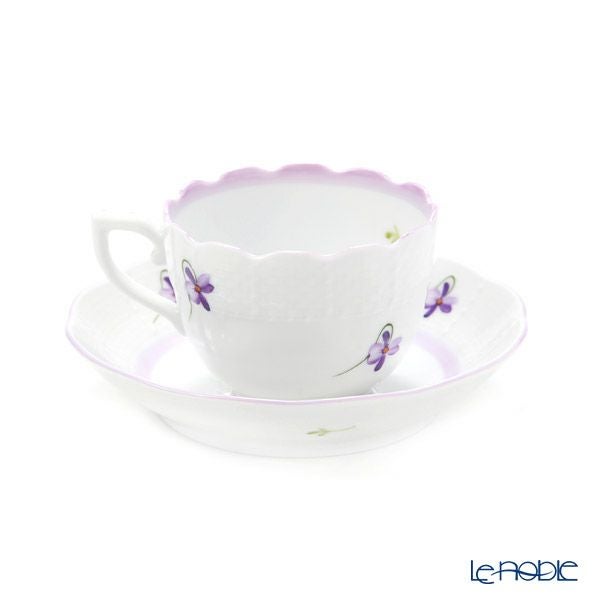 ヘレンド バイオレット（ライラック） VIOLETL 00711-0-00 モカカップ＆ソーサー 100ml