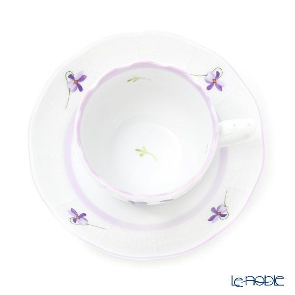 ヘレンド バイオレット（ライラック） VIOLETL 00711-0-00 モカカップ＆ソーサー 100ml