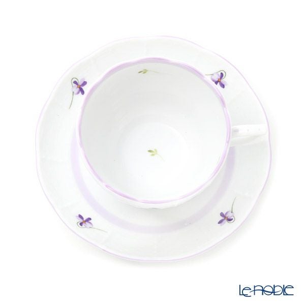ヘレンド (HEREND) バイオレット（ライラック） VIOLETL 00730-0-00 ティーカップ＆ソーサー（兼用） 200ml