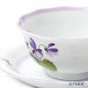 ヘレンド (HEREND) バイオレット（ライラック） VIOLETL ティーカップ＆ソーサー ロウ 00734-0-00