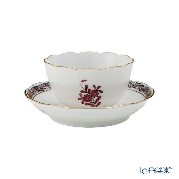ヘレンド (HEREND) アポニーダークピンク AP3 ジャパニーズカップ＆ソーサー 130ml 00710-0-91／711