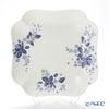 ウェッジウッド（Wedgwood） ストロベリーブルームインディゴ スクエアプレート 27cm