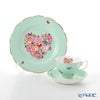 ロイヤル・アルバート ミランダ・カー ブレシング ティーカップ＆ソーサー ＆ プレート 20cm（グリーン）