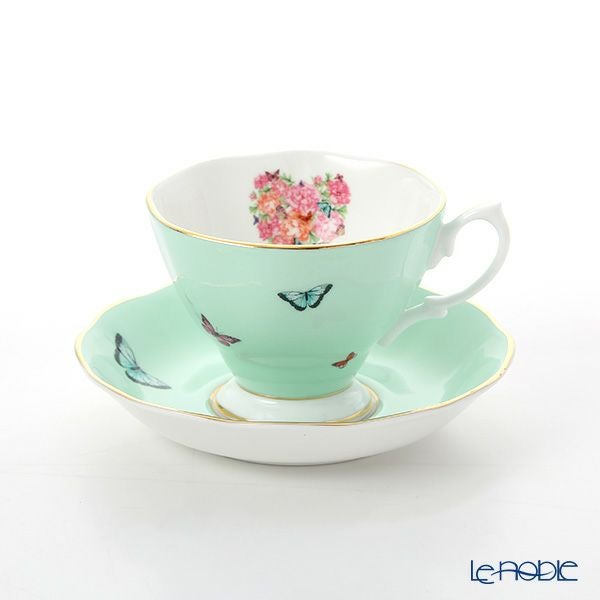 ロイヤル・アルバート ミランダ・カー ブレシング ティーカップ＆ソーサー ＆ プレート 20cm（グリーン）