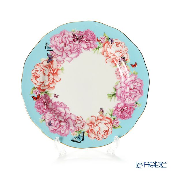 ロイヤル・アルバート ミランダ・カー デヴォーション ティーカップ＆ソーサー ＆ プレート 20cm（ターコイズ）