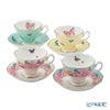 ロイヤル・アルバート ミランダ・カー ティーカップ＆ソーサー 4客セット