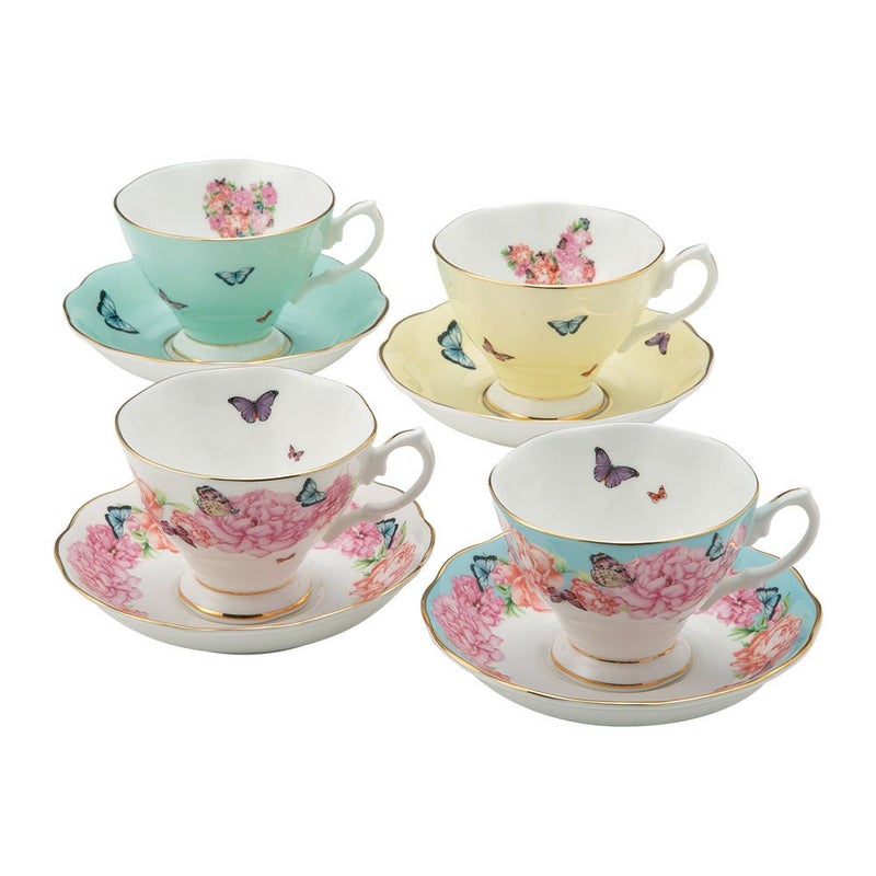 ロイヤル・アルバート ミランダ・カー ティーカップ＆ソーサー 4客セット