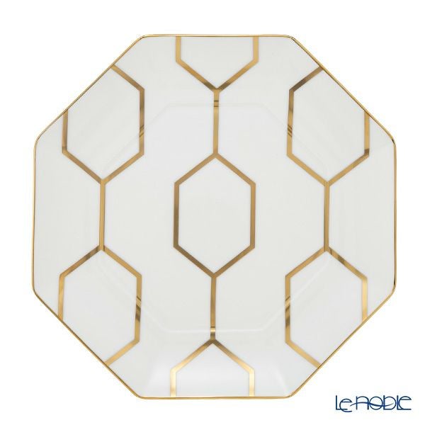 ウェッジウッド（Wedgwood） ジオ ゴールド オクタゴナルプレート 23cm