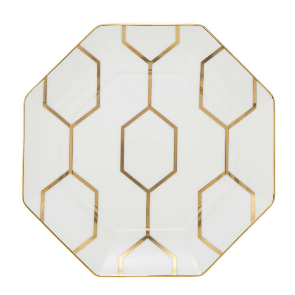 ウェッジウッド（Wedgwood） ジオ ゴールド オクタゴナルプレート 23cm