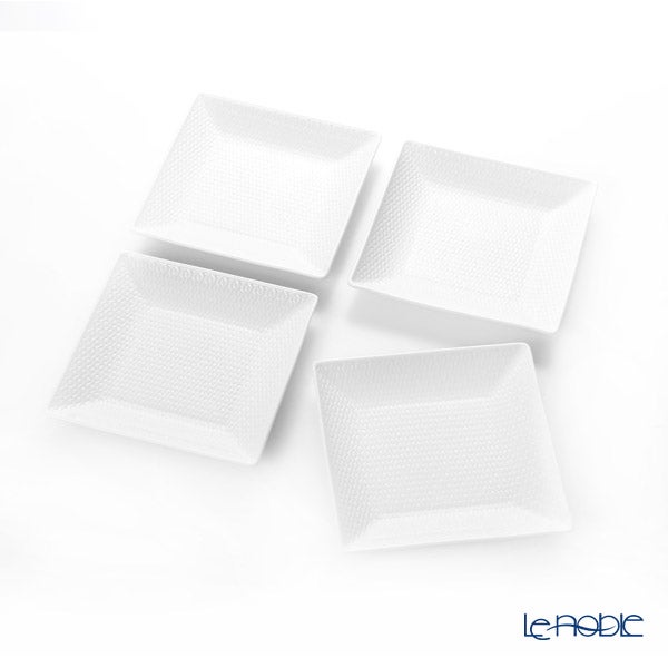 ウェッジウッド（Wedgwood） ジオ スモールスクエアプレート 4枚セット