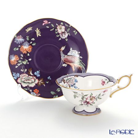 ウェッジウッド（Wedgwood） ワンダーラスト ミッドナイトクレーン ティーカップ＆ソーサー 180ml