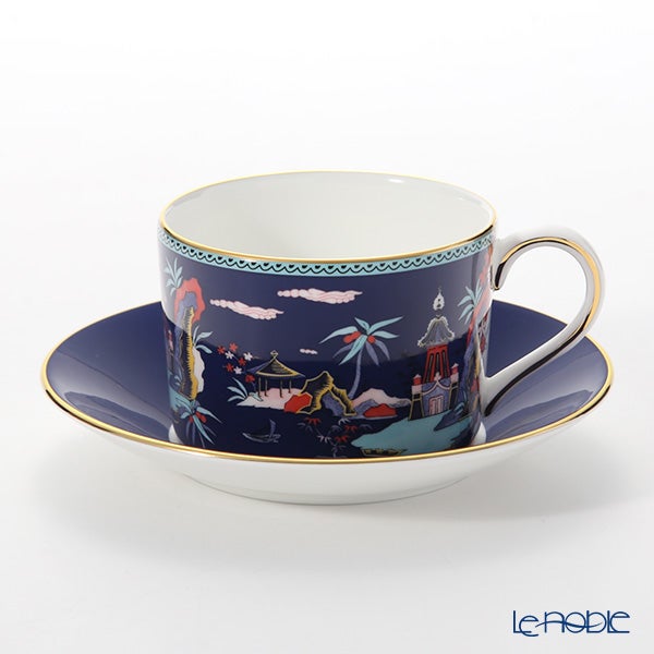 ウェッジウッド（Wedgwood） ワンダーラスト ブルーパゴダ ティーカップ＆ソーサー