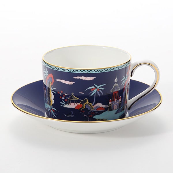 ウェッジウッド（Wedgwood） ワンダーラスト ブルーパゴダ ティーカップ＆ソーサー