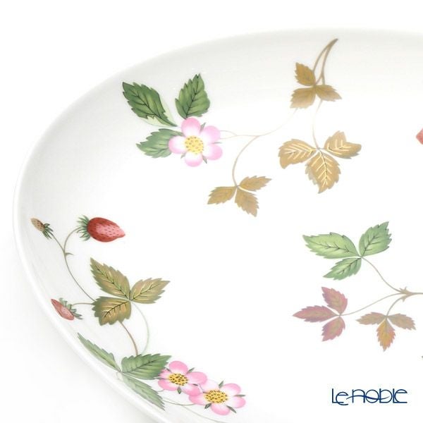 ウェッジウッド（Wedgwood） ワイルドストロベリー カジュアル オーバルディッシュ 30cm