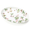 ウェッジウッド（Wedgwood） ワイルドストロベリー カジュアル オーバルディッシュ 30cm