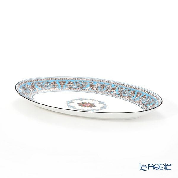 ウェッジウッド（Wedgwood） フロレンティーン ターコイズ オーバルディッシュ 26cm