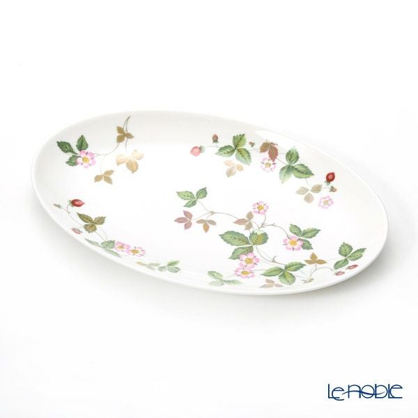 ウェッジウッド（Wedgwood） ワイルドストロベリー カジュアル オーバルディッシュ 26cm