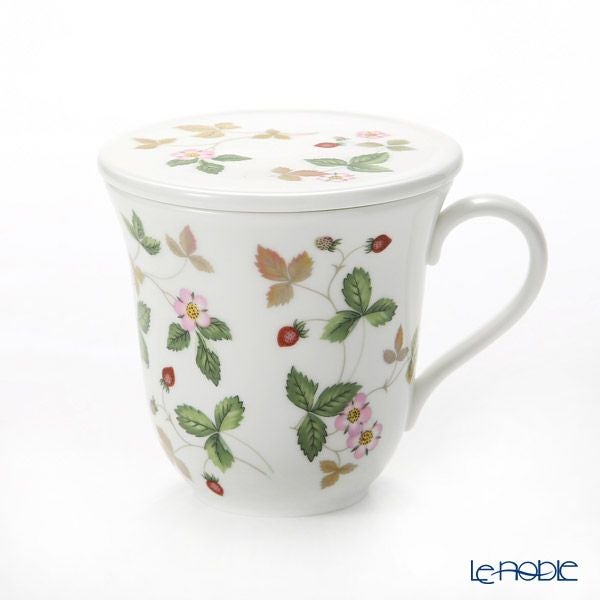 ウェッジウッド（Wedgwood） ワイルドストロベリー カジュアル 蓋付マグ 300ml