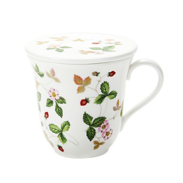 ウェッジウッド（Wedgwood） ワイルドストロベリー カジュアル 蓋付マグ 300ml