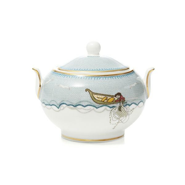 ウェッジウッド（Wedgwood） セイラーズ フェアウェル by Kit Kemp シュガーボックス／シュガーポット S