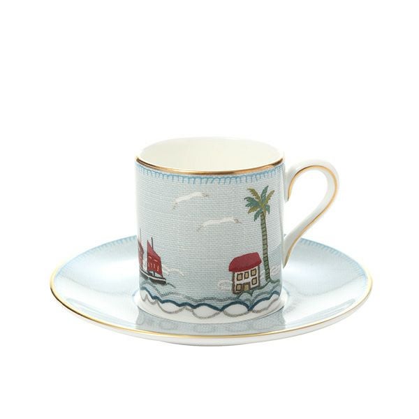 ウェッジウッド（Wedgwood） セイラーズ フェアウェル by Kit Kemp コーヒーカップ＆ソーサー ボンド 100ml デミタス／エスプレッソ用