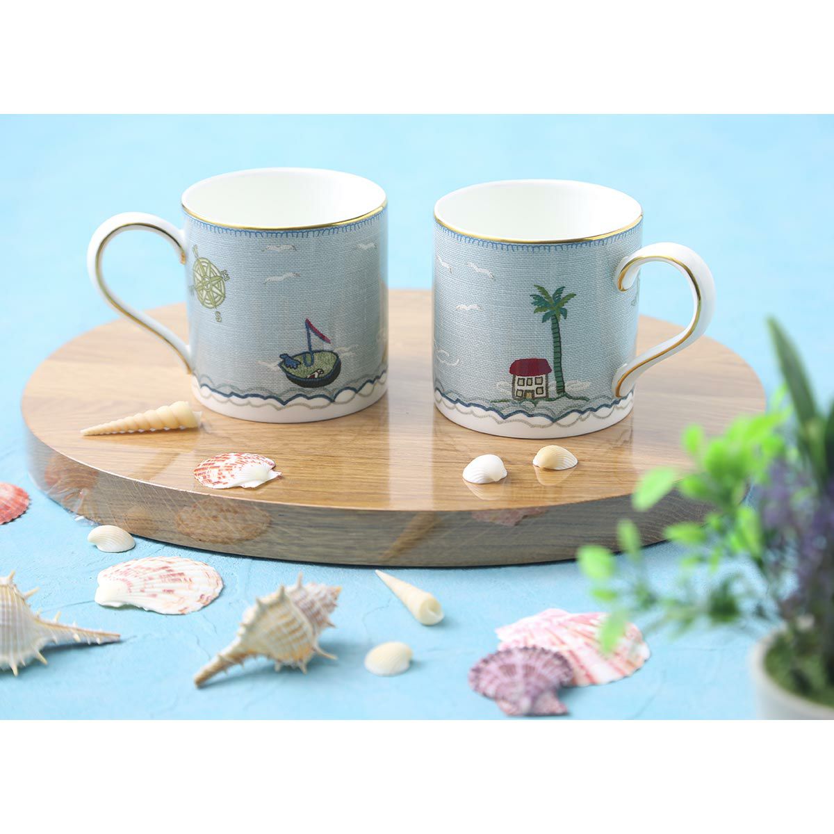 ウェッジウッド（Wedgwood） セイラーズ フェアウェル by Kit Kemp マグカップ 350ml
