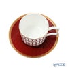 ウェッジウッド（Wedgwood） ルネッサンス レッド ティーカップ＆ソーサー 250ml