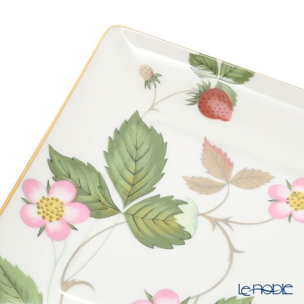 ウェッジウッド（Wedgwood） ワイルドストロベリー スクエアトレイ／角皿 14.5cm