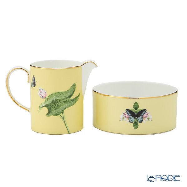 ウェッジウッド（Wedgwood） ワンダーラスト ウォーターリリー シュガー ＆ クリーマー セット