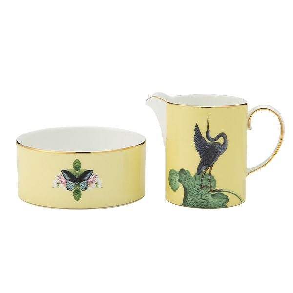 ウェッジウッド（Wedgwood） ワンダーラスト ウォーターリリー シュガー ＆ クリーマー セット