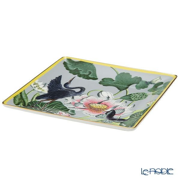 ウェッジウッド（Wedgwood） ワンダーラスト ウォーターリリー スクエアトレイ 14.5cm