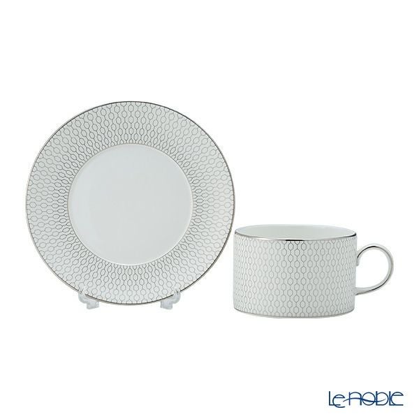 ウェッジウッド（Wedgwood） ジオ プラチナ ティーカップ＆ソーサー 250ml