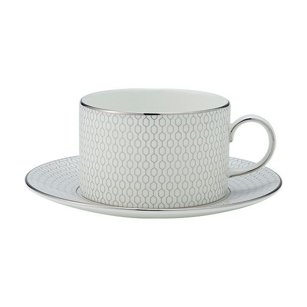 ウェッジウッド（Wedgwood） ジオ プラチナ ティーカップ＆ソーサー 250ml