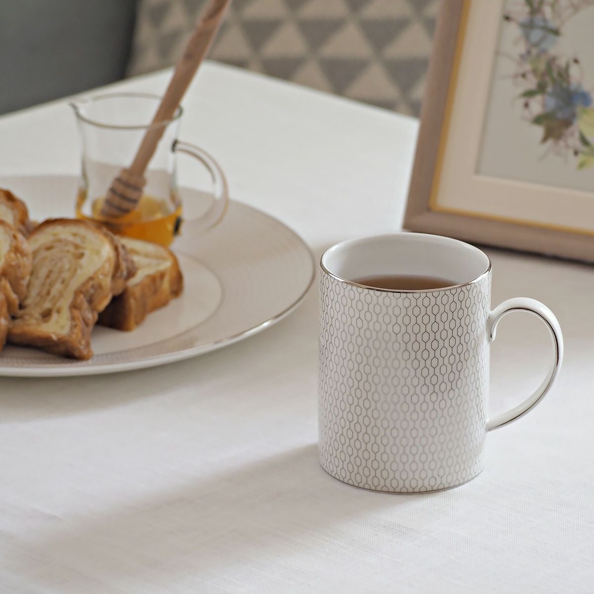 ウェッジウッド（Wedgwood） ジオ プラチナ マグカップ 350ml