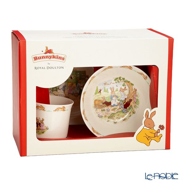 ロイヤル・ドルトン バニキンズ 3ピースセット（シリアルボウル＆片手マグ＆プレート）